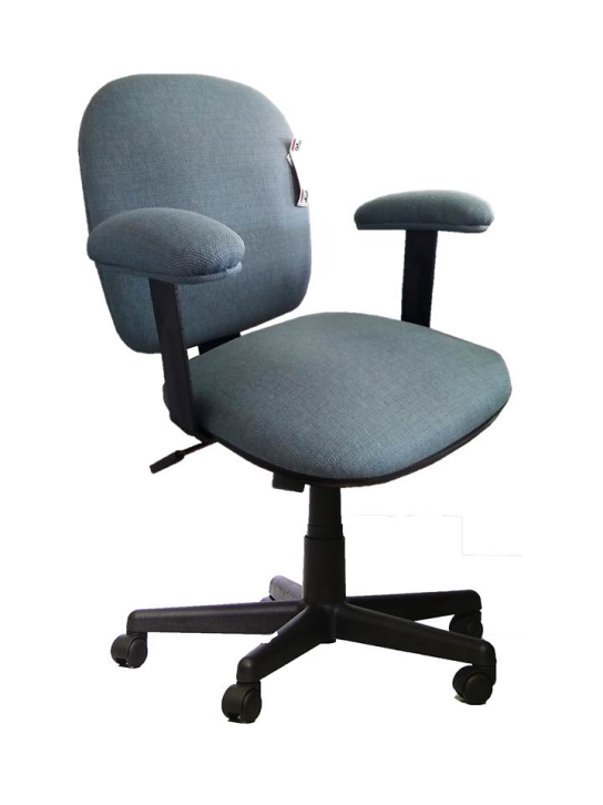 Ergowood fabric chair with arms